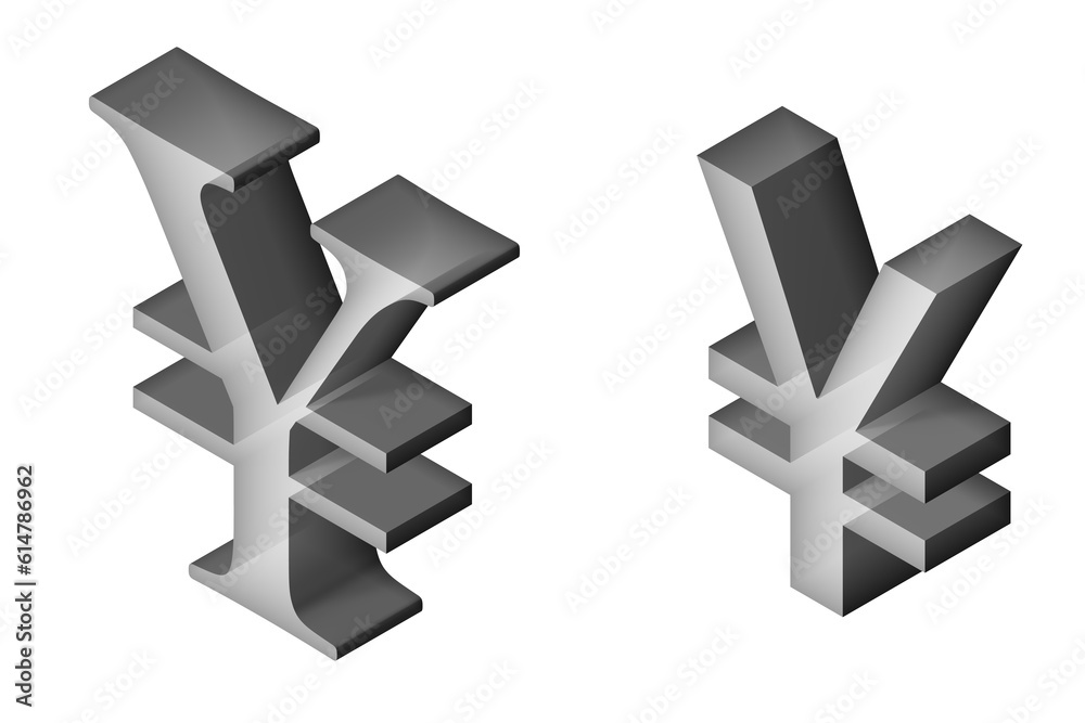 Obraz premium シンボル・アイコンの3Dイラストレーション - ¥