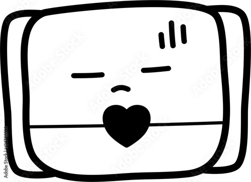 sanitary pad napkin outline