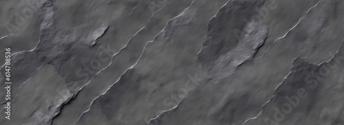Gray slate stone artistic texture background from Generative AI