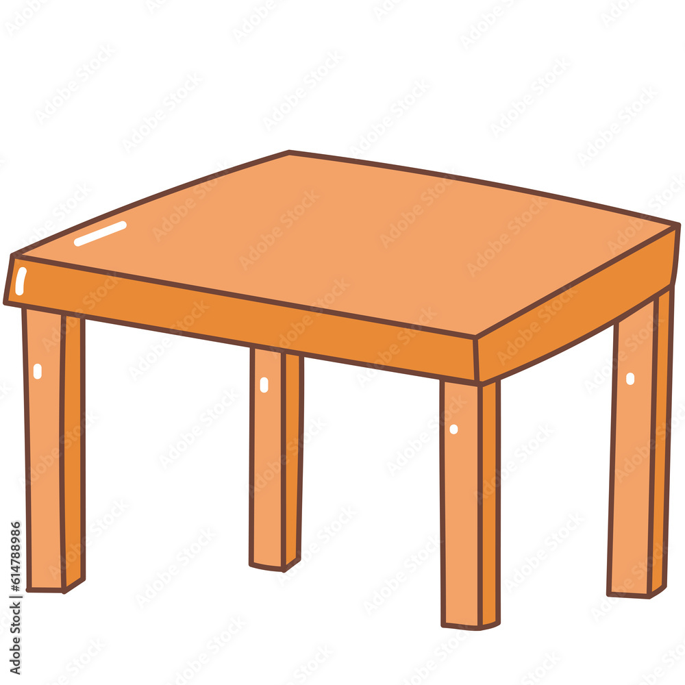 Table doodle cartoon Table doodle cartoon