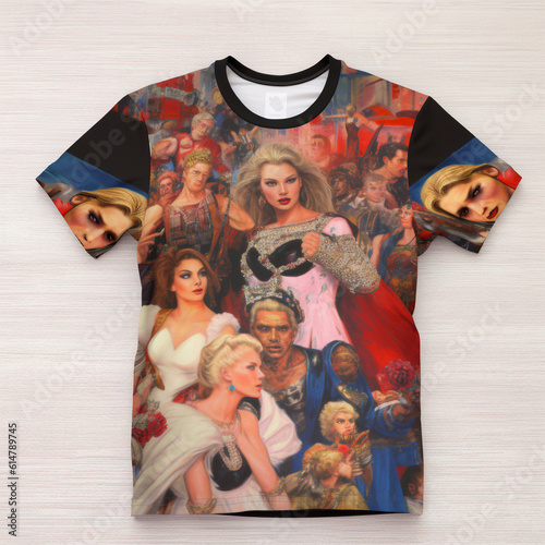 nobles and commoners, Y2K t-shirt concept.