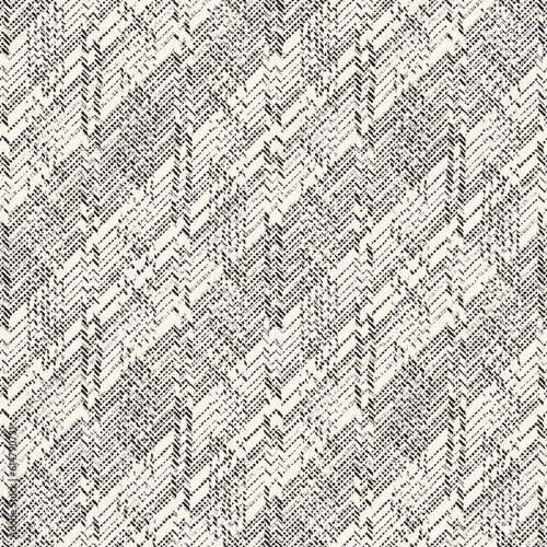 Monochrome Mottled Cross-Stroke Textured Pattern