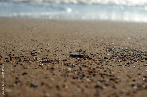 Fototapeta Naklejka Na Ścianę i Meble -  Sea waves on a sand beach