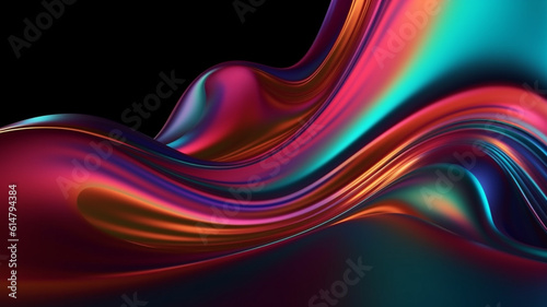 Abstract vibrant 3d background/ wallpaper