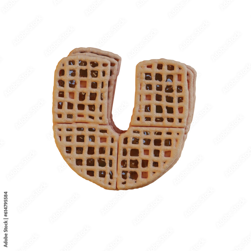 Pie or Pancake Bakery 3D Alphabet or PNG Letters Pie or Pancake Bakery 3D Alphabet or PNG Letters