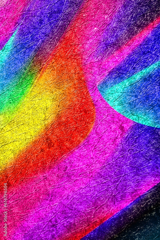 Colorful abstract background - computer-generated image. Fractal art: multi-colored lines.