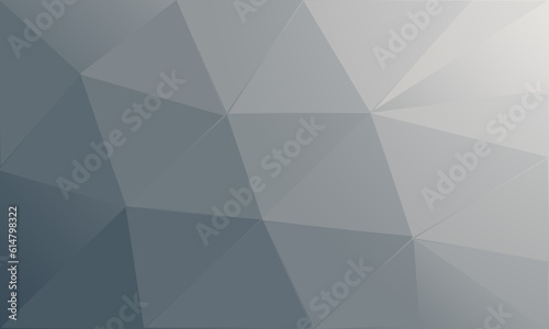 Abstract poly, polygon, background gray style © jimbophotoart