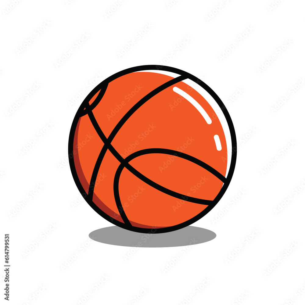 ball of baketball design vector for sports club