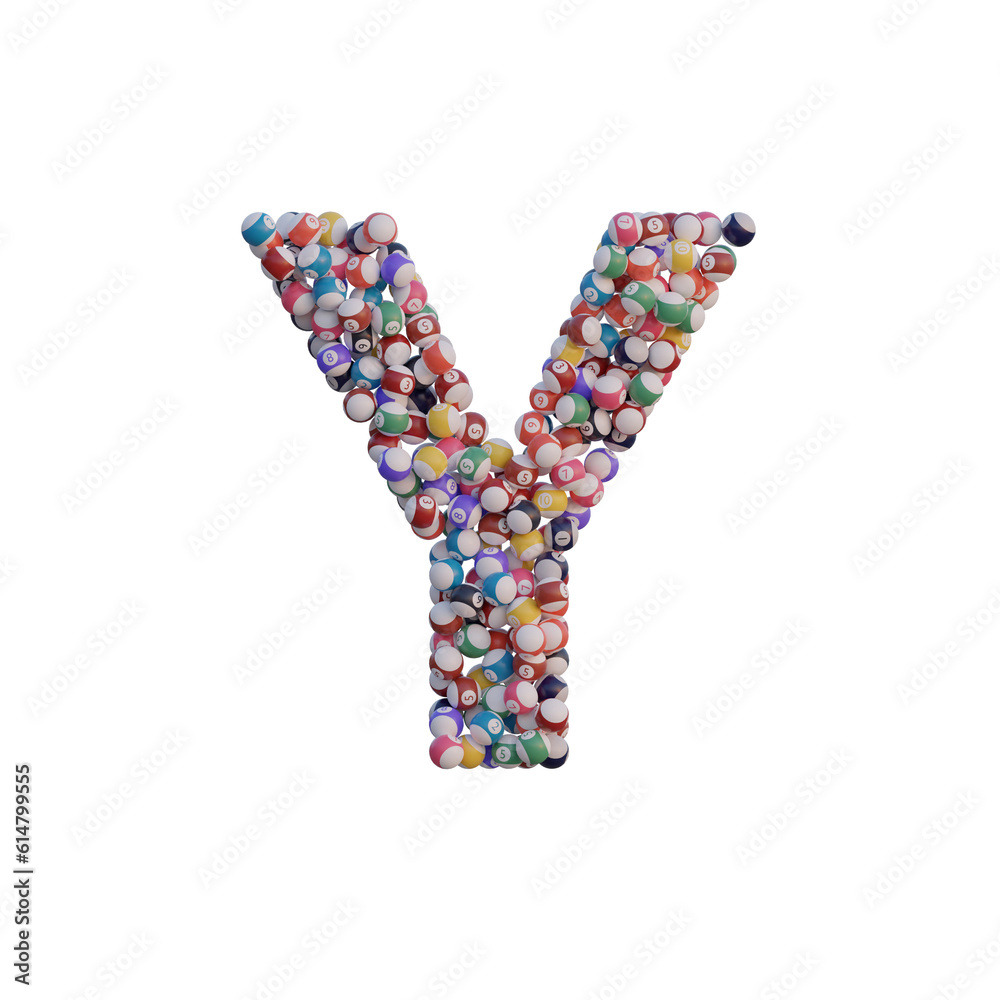 Billiard Balls 3D Alphabet or PNG Letters Billiard Balls 3D Alphabet or PNG Letters