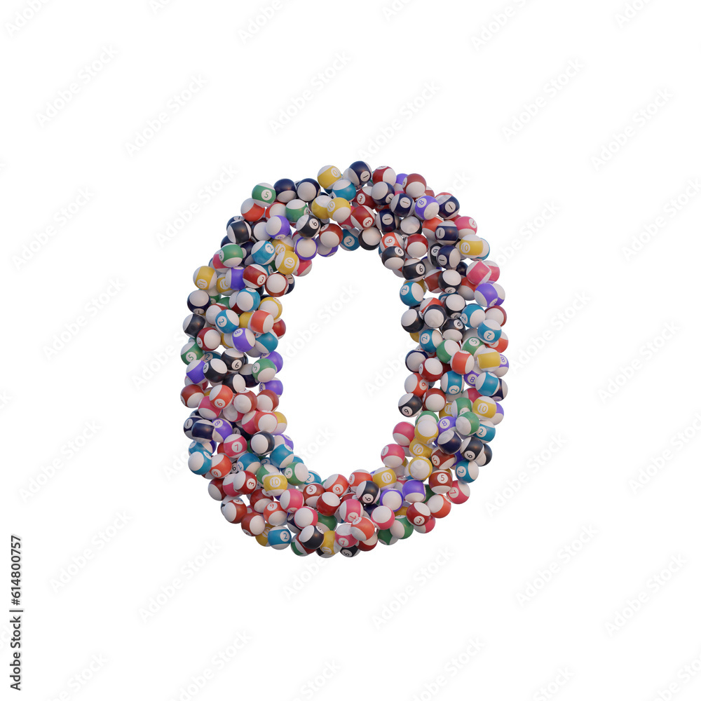 Billiard Balls 3D Alphabet or PNG Letters Billiard Balls 3D Alphabet or PNG Letters
