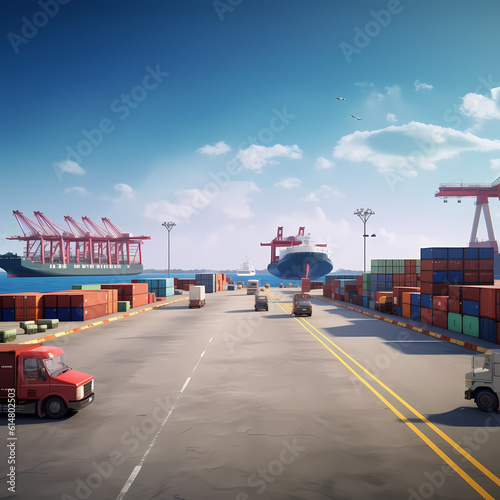 Sea Port Container