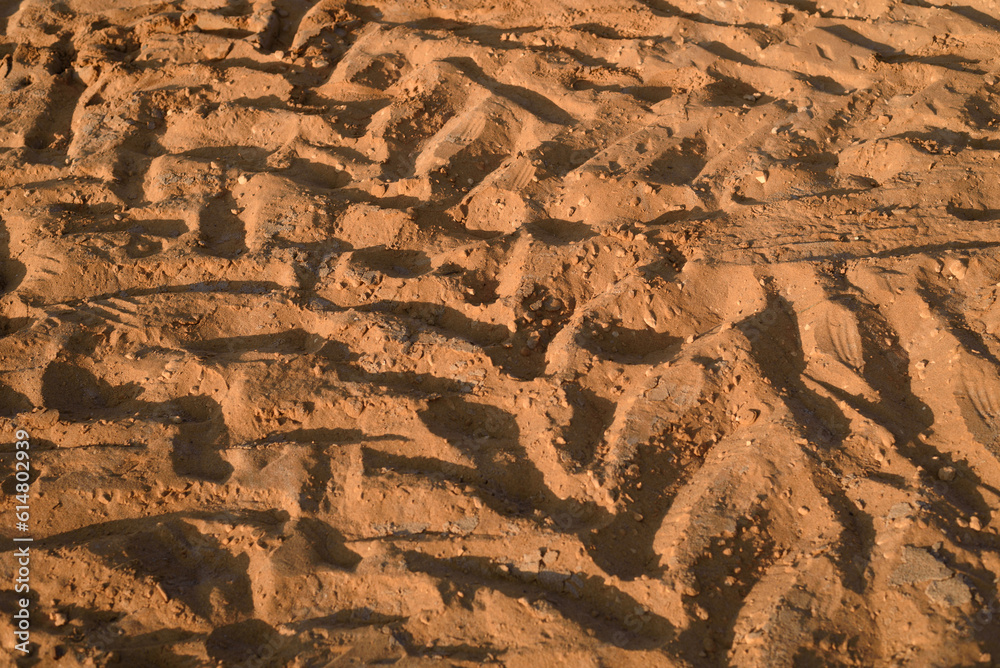 texture of sand