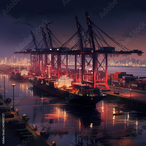 Sea Port Container