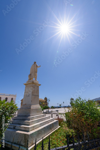 Obraz na płótnie statue on Zakanthos w salonie