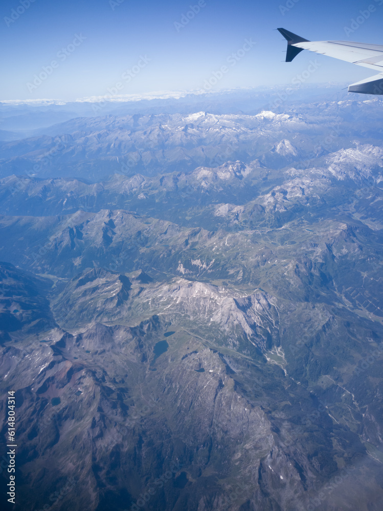 view from airplane window