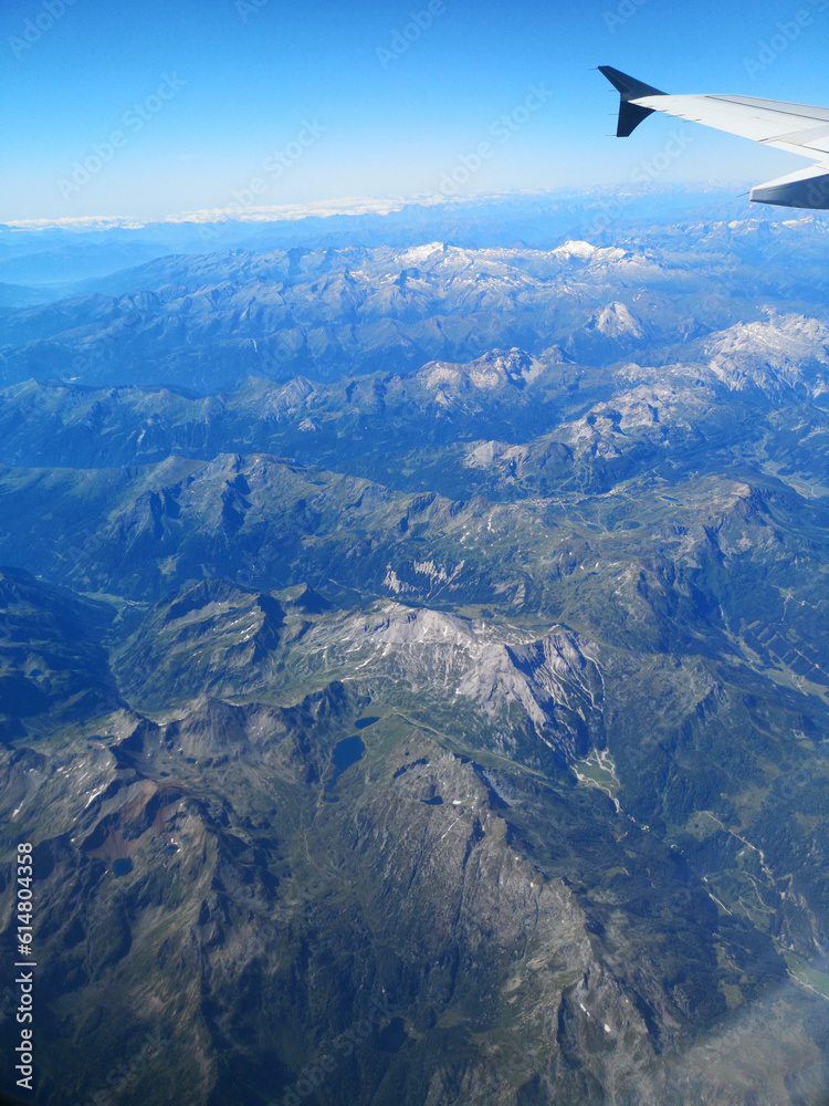 view from airplane window