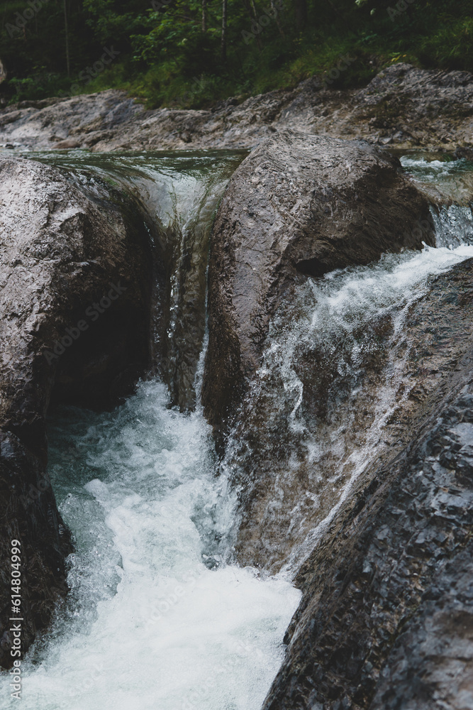 river in the mountains