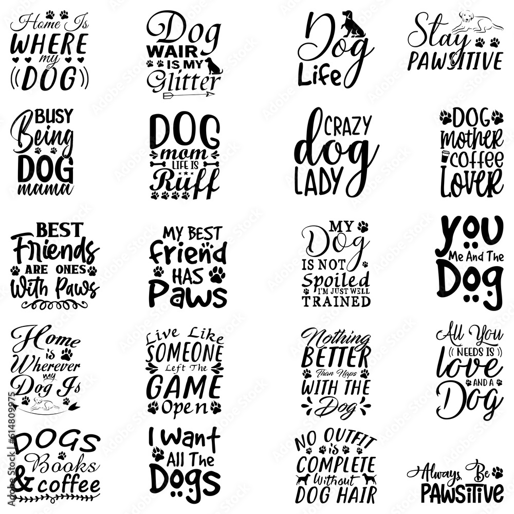Dog SVG Design Bundle Dog SVG Design Bundle
