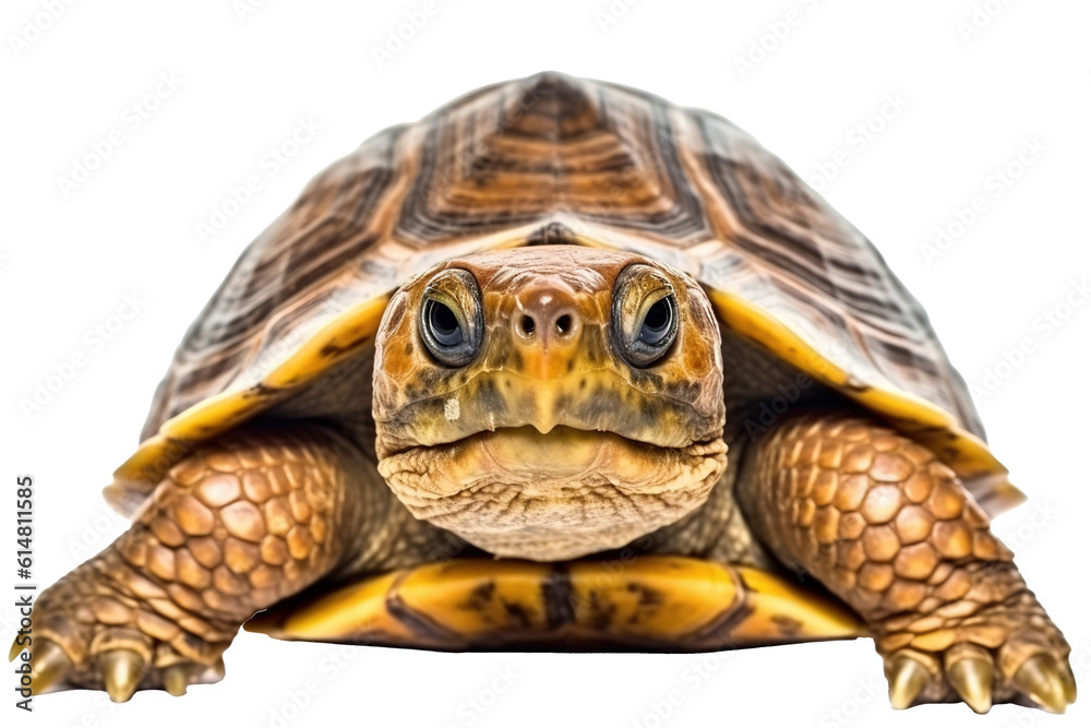 Obraz premium Sulcata turtle , generative artificial intelligence