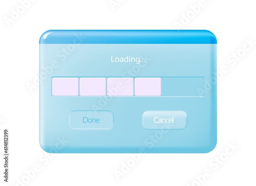 Free Download Download Bar Pop Up blue - GFXLoad