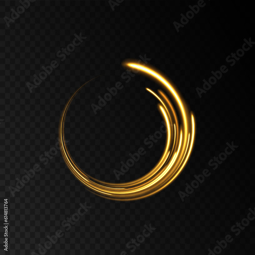Falling fireball meteorite. Vector illustration of a burning falling fireball meteor, comet, meteorite, asteroid isolated on a transparent background.