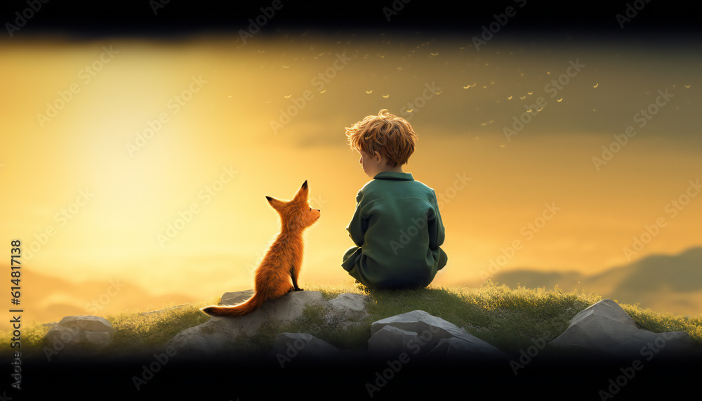 Artistic Recreation Of The Little Prince And The Fox Sit Down In A High never-sit-down-in-a-hoopskirt-and-other-things-i-learned-in-southern