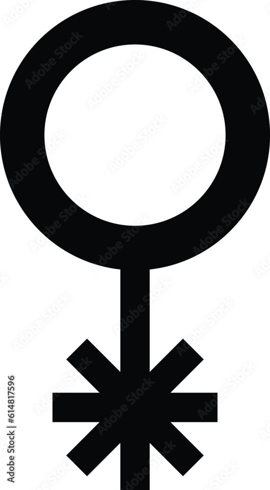 Questioning or queer sex gender symbol vector image Questioning or queer sex gender symbol vector image