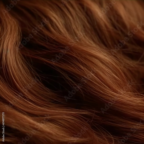 Close up view of hair flowing  soft and smooth 