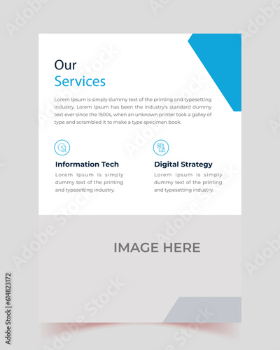 School Admission, flyer, presentation, profile, banner, template, blue color, webinar vector, social media banner design, cover, school, layout, post, company, corporate, webinar vector