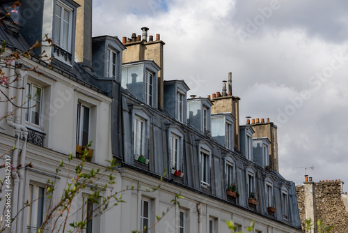 Toits typiques à paris  photo