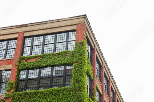 Brick buildings: icons of stability, progress, and community. Offices and apartment complexes symbolize growth, urban living, and shared aspirations