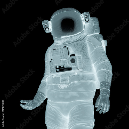 astronaut is holding