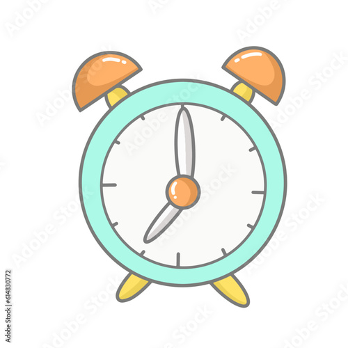 clock on white, table clock