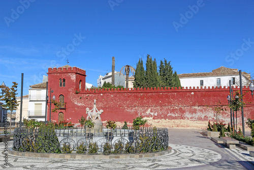 Castle in Alhama de Granada in Andalucia, Spain 