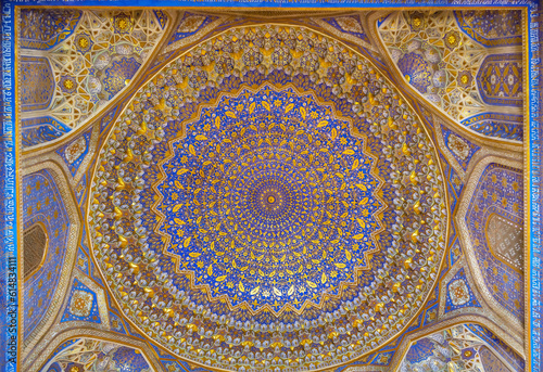 Tilya Kori Madrasa  Samarkand  Uzbekistan