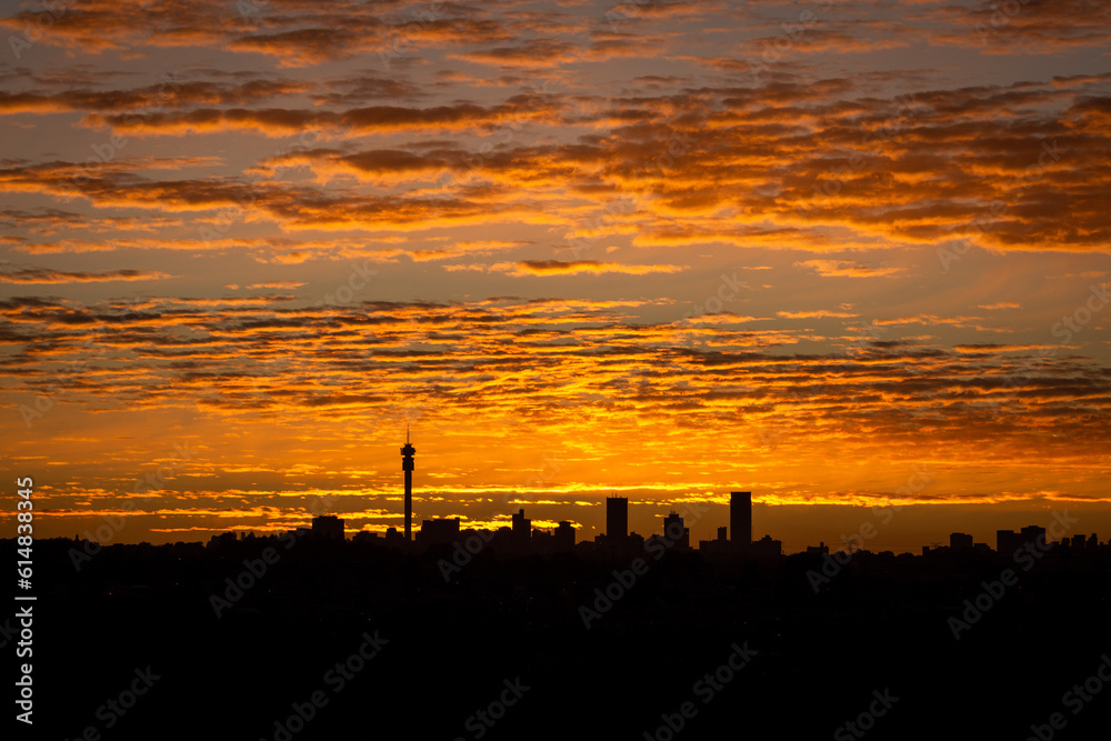 Fototapeta premium Johannesburg Sunrise
