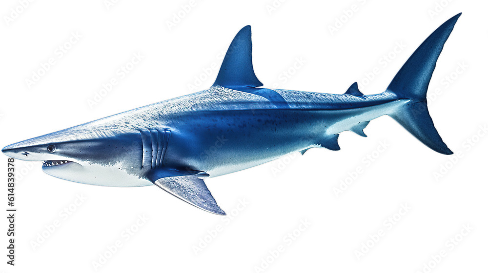 shark isolated on white background. shark isolated on white background.