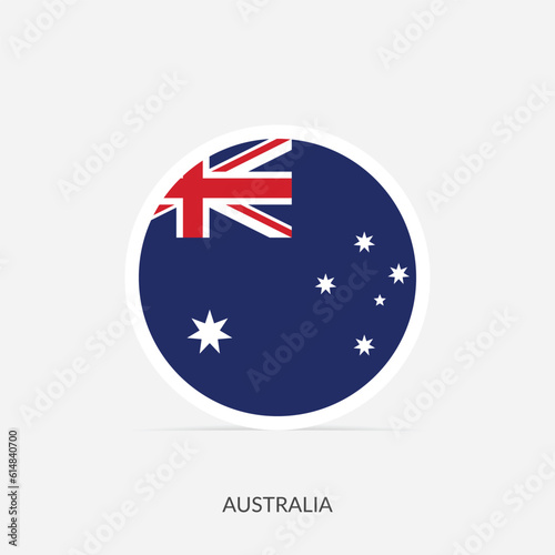 Free Download Australia round flag icon with shadow. - GFXLoad