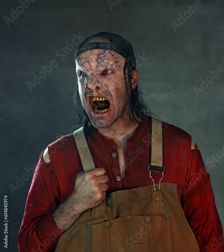 Hillbilly Redneck Country Mutant Screaming 
