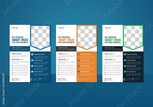 trend modern professional business flyer design corporate vector file 