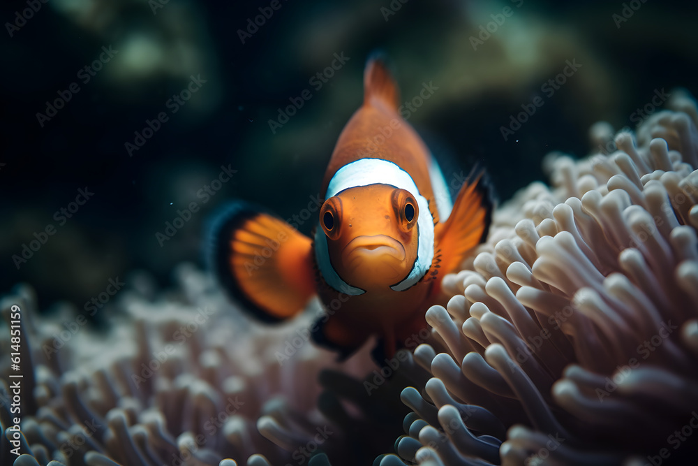 Clownfish in the Marine Realm. Generative AI Clownfish in the Marine Realm. Generative AI
