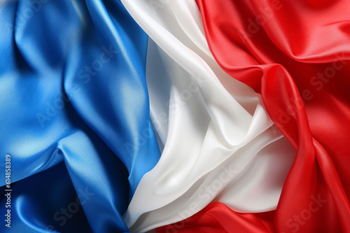 Blue, white, Red. The French flag. 