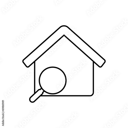 Inspection vector icon. check illustration symbol. examination sign. test logo.