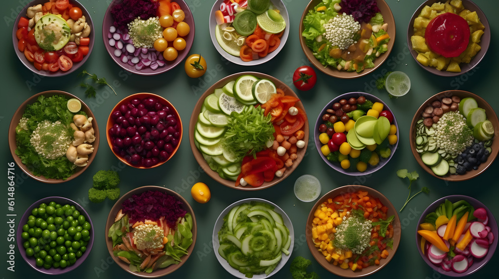 A salad with many ingredients. Generative AI A salad with many ingredients. Generative AI