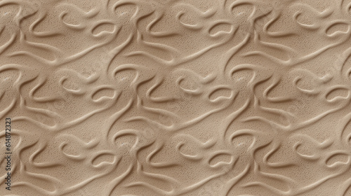Seamless pattern of dusty cosmetics making organic shapes, created with AI Generative Technology