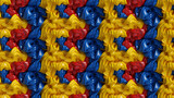 Seamless plastic pattern, created with AI Generative Technology
