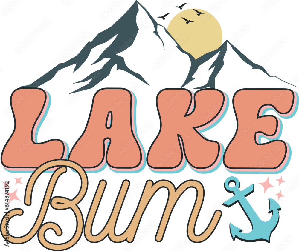 Lake Sublimation Designs Bundle