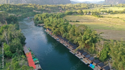 Fototapeta Naklejka Na Ścianę i Meble -  Meung Fueng River in Laos
