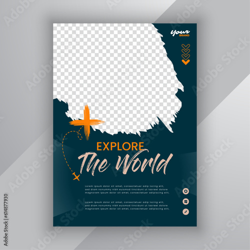 Travel poster or flyer concept 