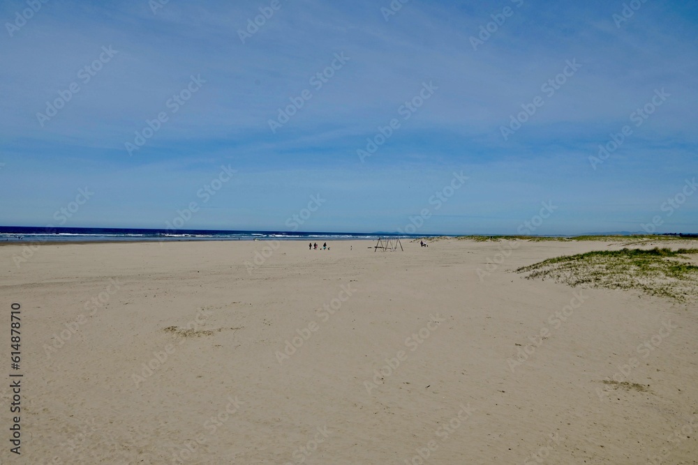 Obraz premium Miles of sand at Canon Beach Oregon